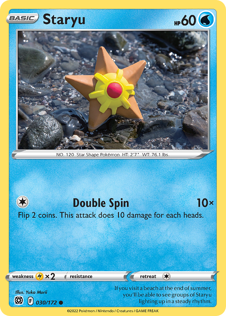 Staryu (30/172) - [Reverse Holo] Brilliant Stars (BRS)