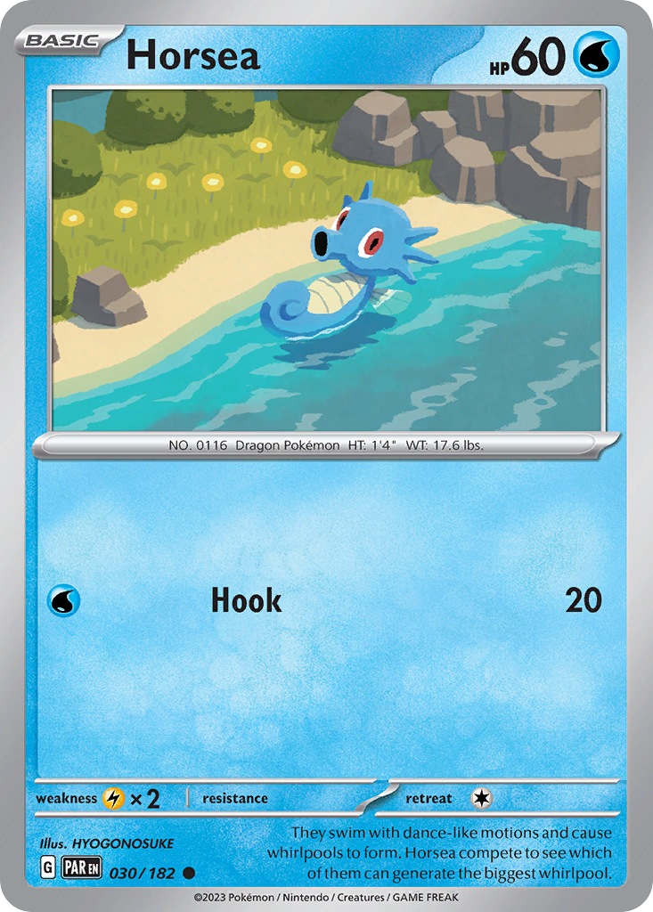 Horsea (30/182) - [Reverse Holo] Paradox Rift (PAR)