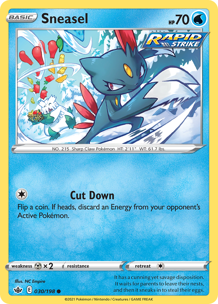 Sneasel (30/198) - Chilling Reign (CRE)