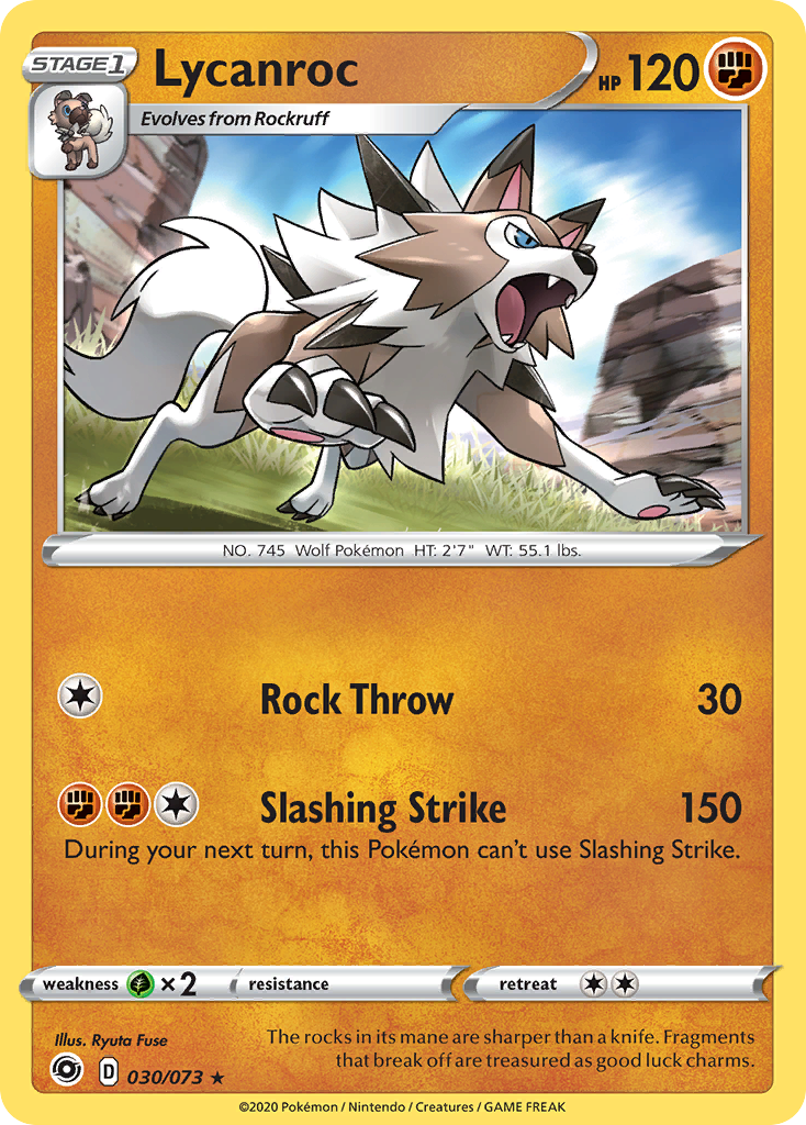 Lycanroc (30/73) - [Holo Foil] Champion's Path (CPA)