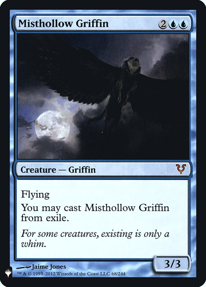 Misthollow Griffin (AVR-68) - The List (PLST)