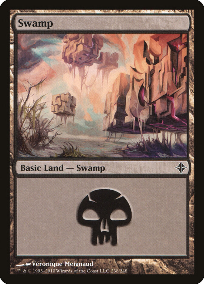 Swamp (238) - Rise of the Eldrazi (ROE)