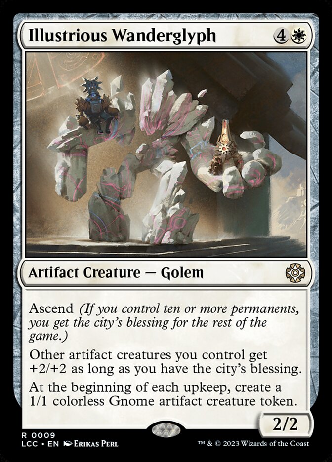 Illustrious Wanderglyph (9) - The Lost Caverns of Ixalan Commander (LCC)