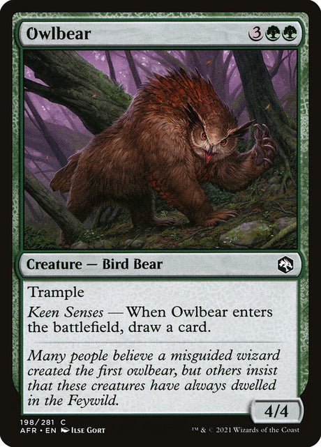 Owlbear (198) - Adventures in the Forgotten Realms (AFR)