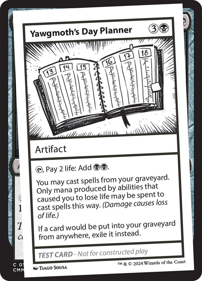 Yawgmoth's Day Planner (555) - Mystery Booster 2 (MB2)