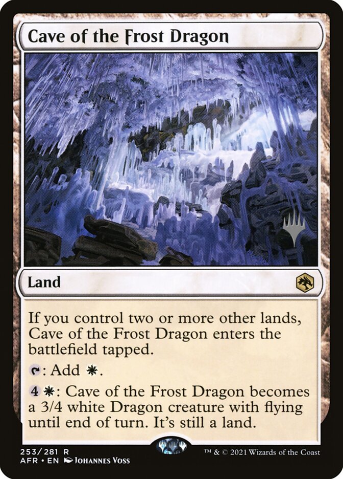 Cave of the Frost Dragon (253p) - Adventures in the Forgotten Realms Promos (PAFR)
