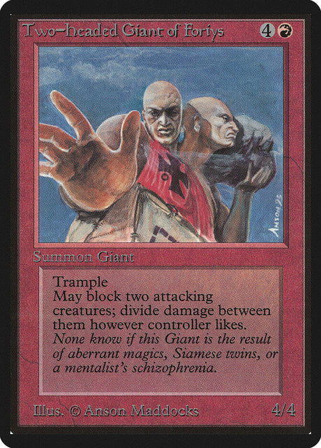 Two-Headed Giant of Foriys (180) - Limited Edition Beta (LEB)