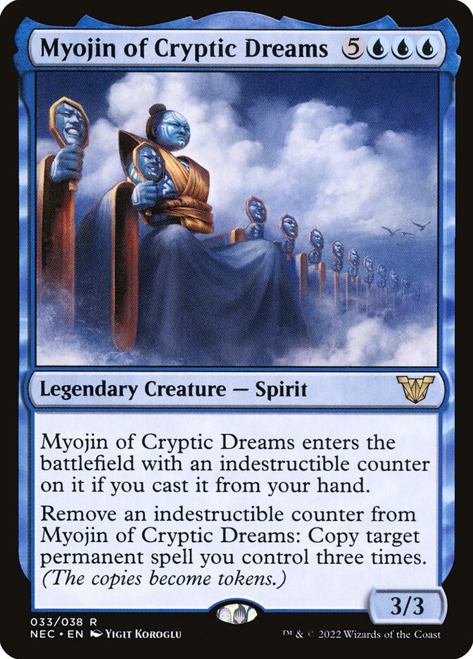 Myojin of Cryptic Dreams (33) - Neon Dynasty Commander (NEC)
