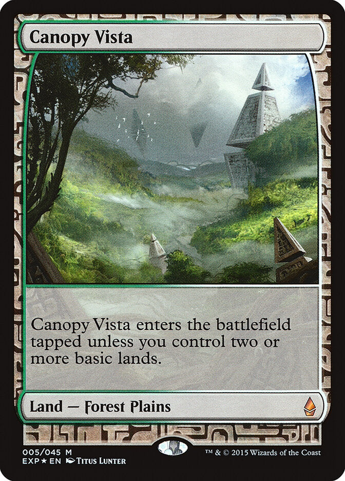 Canopy Vista (5) - Zendikar Expeditions (EXP)