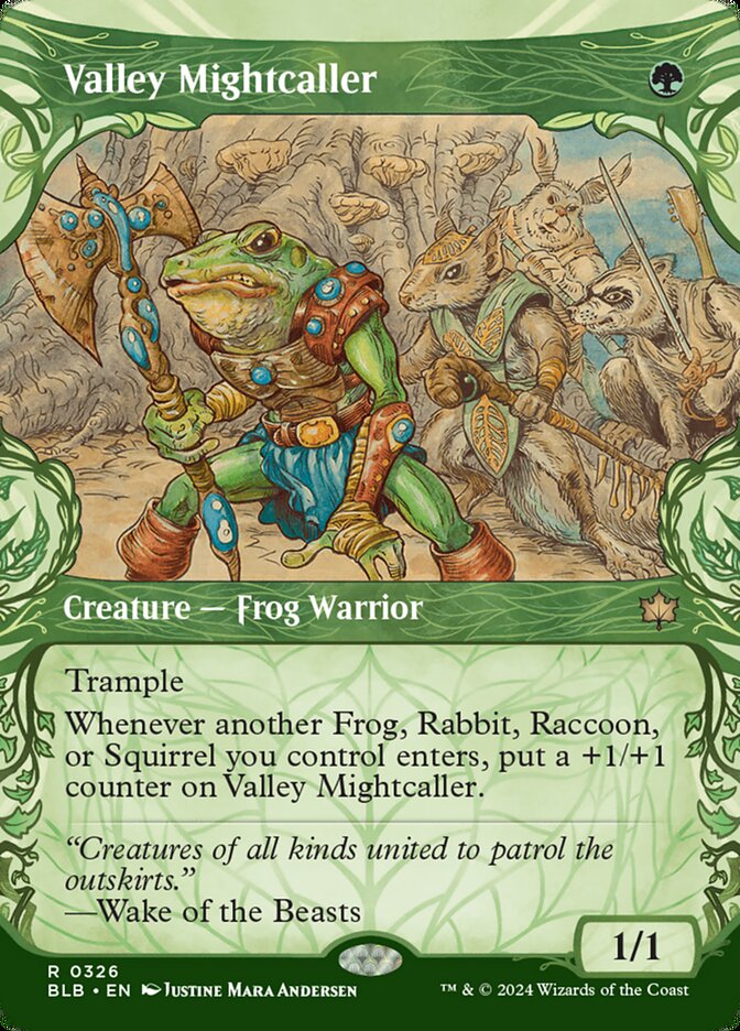 Valley Mightcaller (326) - Bloomburrow (BLB)