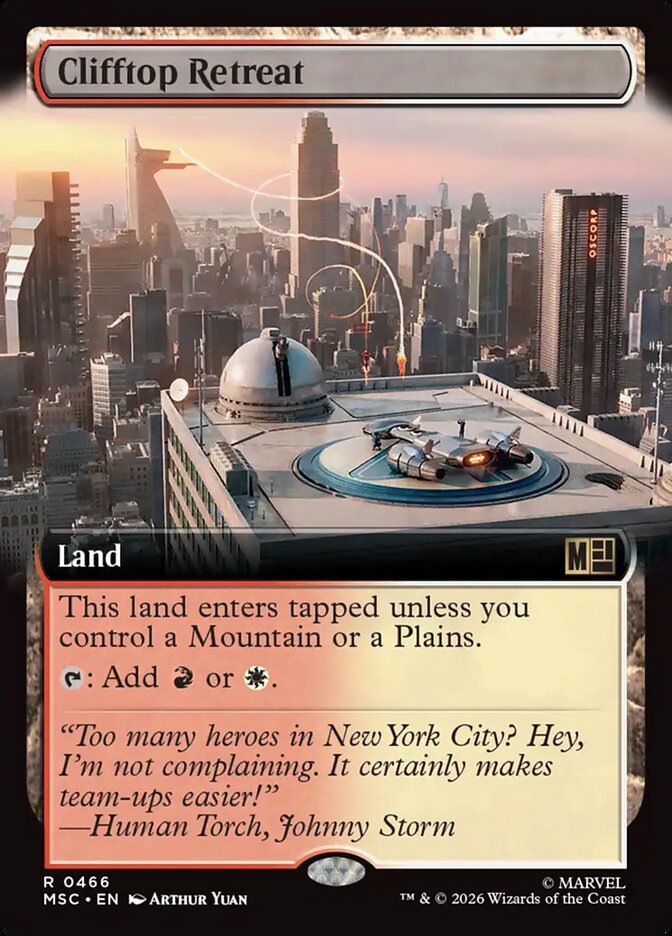 Clifftop Retreat (466) - Marvel Super Heroes Commander (MSC)