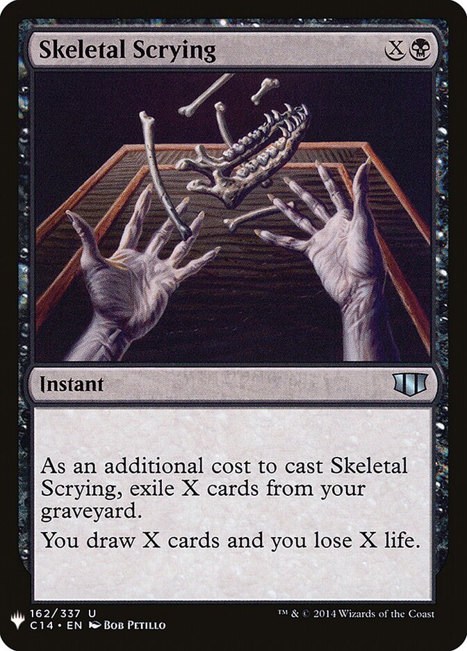 Skeletal Scrying (C14-162) - The List (PLST)