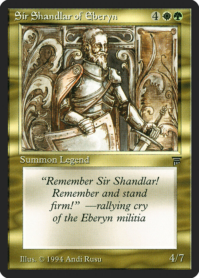 Sir Shandlar of Eberyn (257) - Legends (LEG)