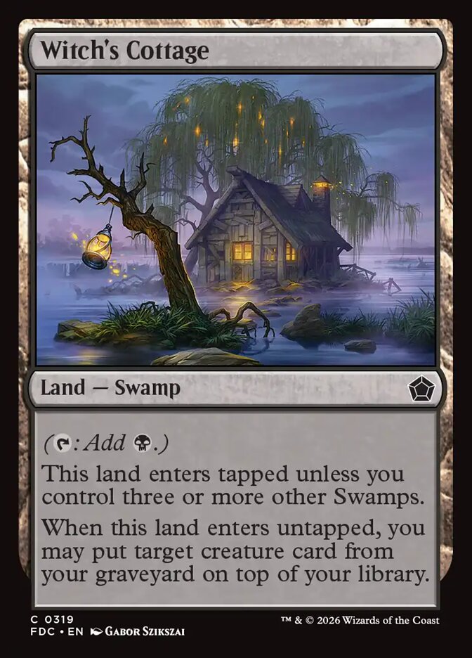 Witch's Cottage (319) - Foundations Commander (FDC)