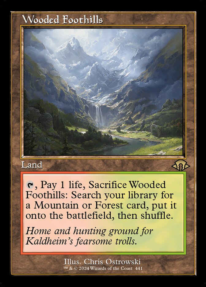 Wooded Foothills - [Retro Frame] Modern Horizons 3 (MH3)