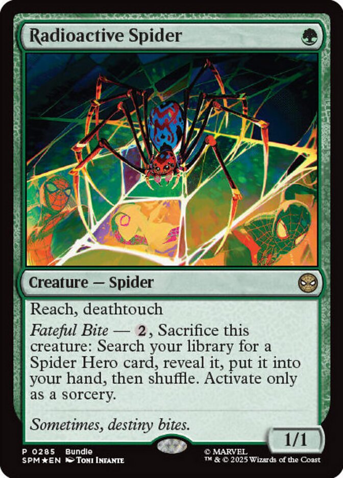 Radioactive Spider (285) - [Foil, Promo] Marvel's Spider-Man (SPM)