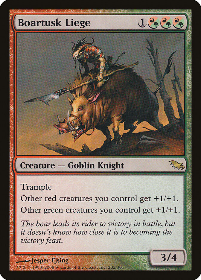 Boartusk Liege (202) - Shadowmoor (SHM)