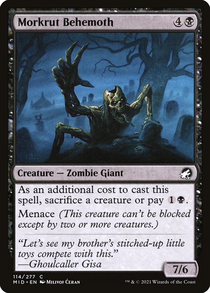 Morkrut Behemoth (114) - Innistrad: Midnight Hunt (MID)