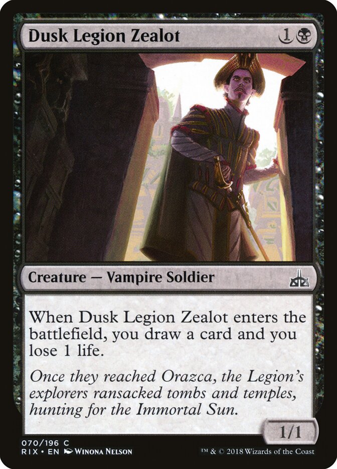 Dusk Legion Zealot (70) - Rivals of Ixalan (RIX)