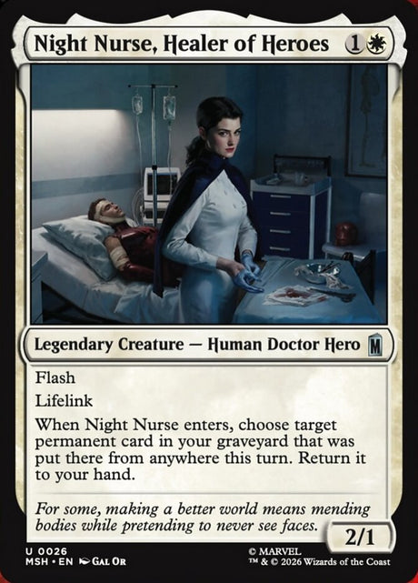 Night Nurse, Healer of Heroes (26) - Marvel Super Heroes (MSH)