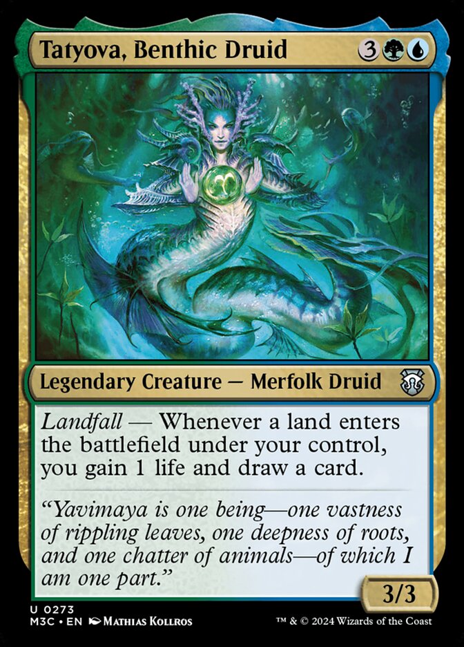 Tatyova, Benthic Druid (273) - Modern Horizons 3 Commander (M3C)