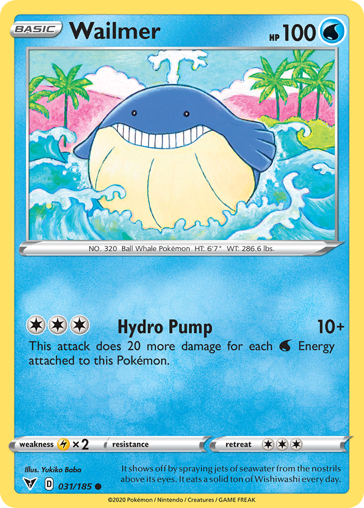 Wailmer (31/185) - [Reverse Holo] Vivid Voltage (VIV)