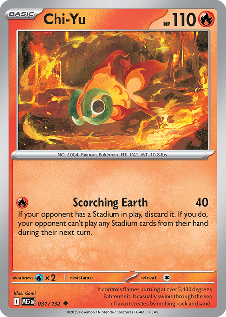 Chi-Yu (31/132) - [Reverse Holo] Mega Evolution (MEG)