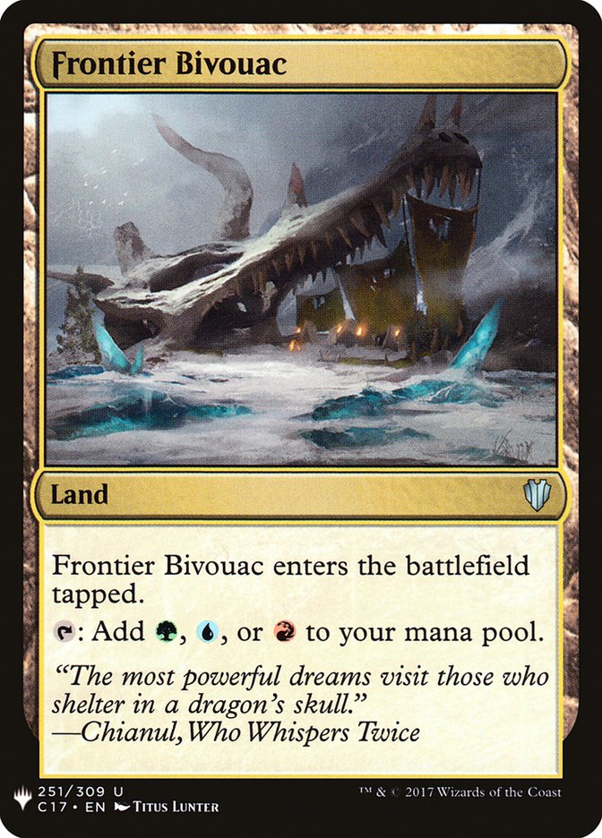 Frontier Bivouac - The List (PLST)