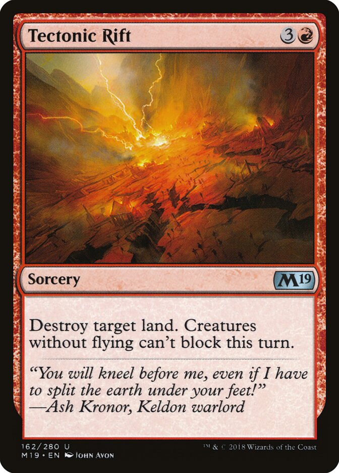 Tectonic Rift (162) - Core Set 2019 (M19)