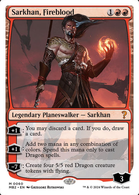 Sarkhan, Fireblood (60) - Mystery Booster 2 (MB2)