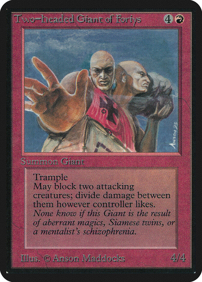 Two-Headed Giant of Foriys (179) - Limited Edition Alpha (LEA)