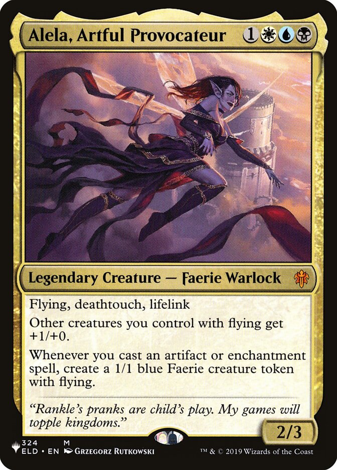 Alela, Artful Provocateur (ELD-324) - The List (PLST)
