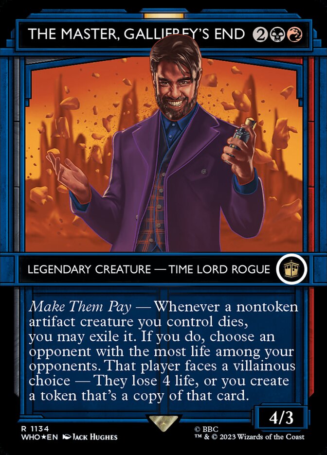 The Master, Gallifrey's End (1134) - Doctor Who (WHO)