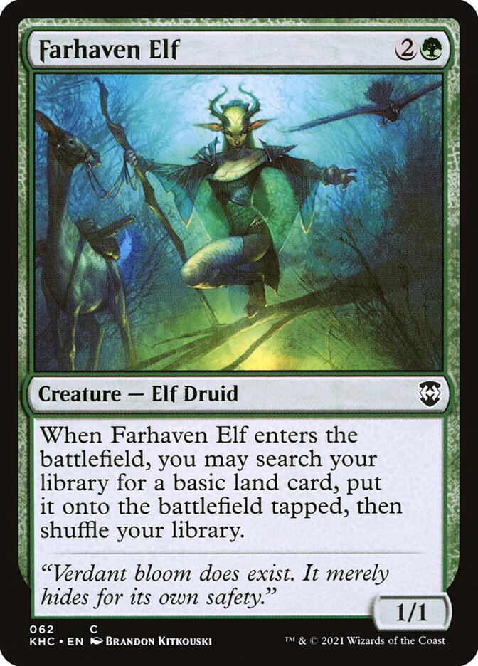 Farhaven Elf (62) - Kaldheim Commander (KHC)