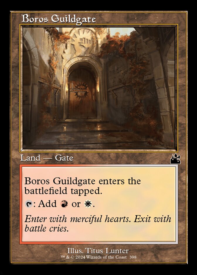 Boros Guildgate (398) - Ravnica Remastered (RVR)