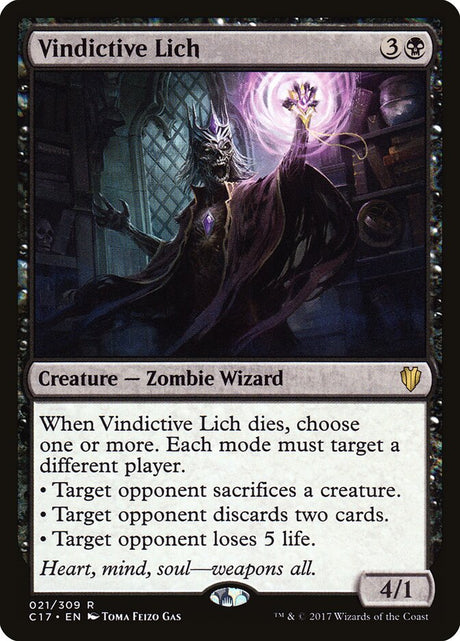 Vindictive Lich (21) - Commander 2017 (C17)