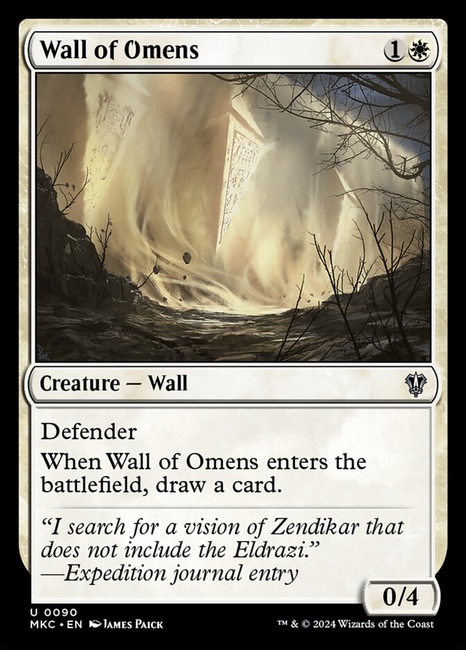 Wall of Omens (90) - Murders at Karlov Manor Commander (MKC)