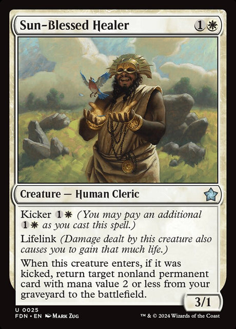 Sun-Blessed Healer (25) - Foundations (FDN)