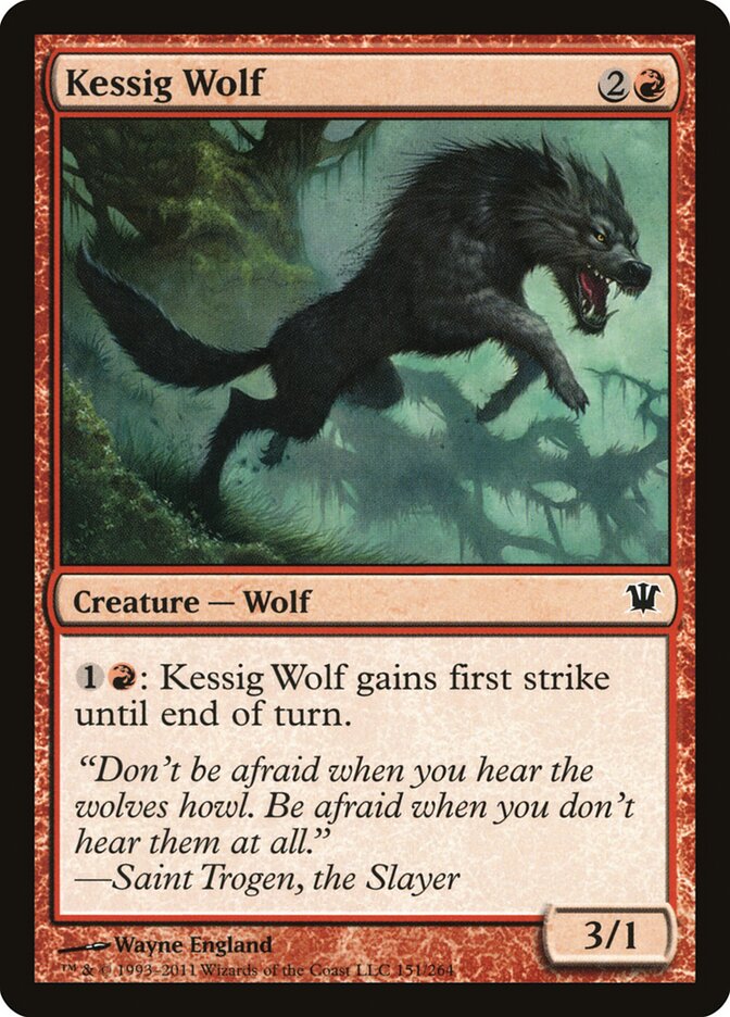 Kessig Wolf (151) - Innistrad (ISD)