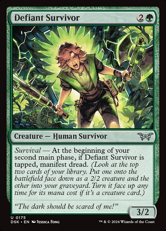 Defiant Survivor - [Foil] Duskmourn: House of Horror (DSK)