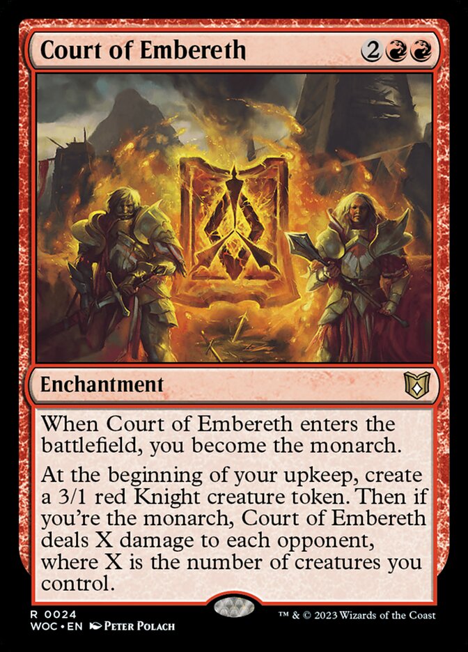 Court of Embereth (24) - Wilds of Eldraine Commander (WOC)