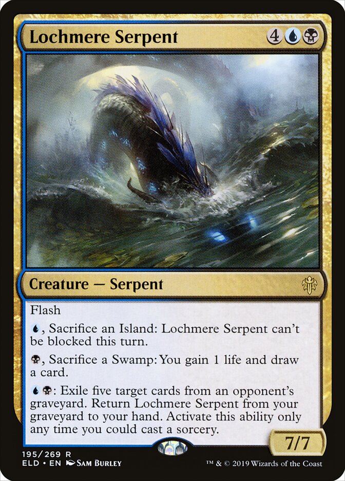 Lochmere Serpent (195) - Throne of Eldraine (ELD)