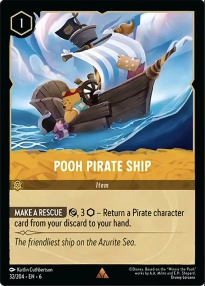 Pooh Pirate Ship - [Foil] Azurite Sea (6)