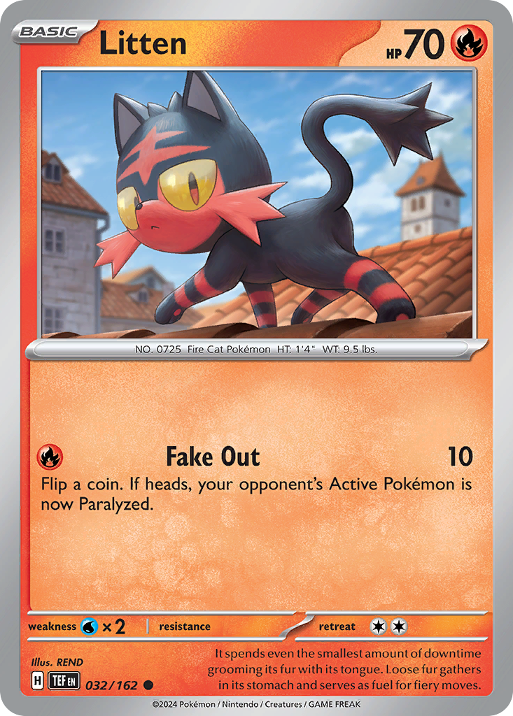Litten (32/162) - Temporal Forces (TEF)