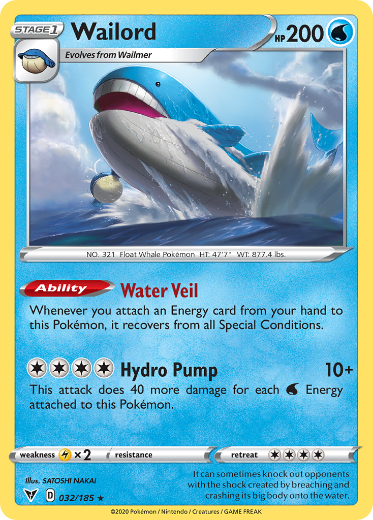 Wailord (32/185) - [Holo Foil] Vivid Voltage (VIV)