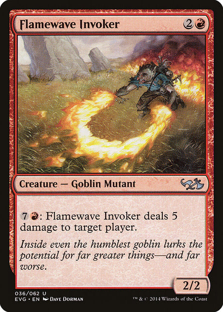 Flamewave Invoker (36) - Duel Decks Anthology: Elves vs. Goblins (EVG)