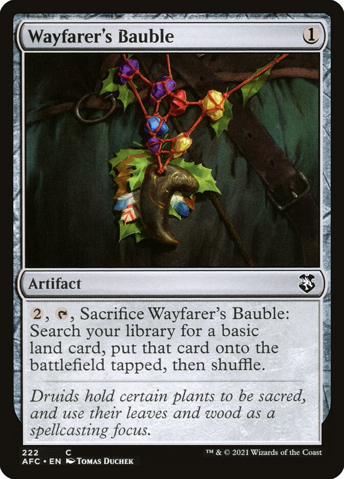 Wayfarer's Bauble (222) - Forgotten Realms Commander (AFC)