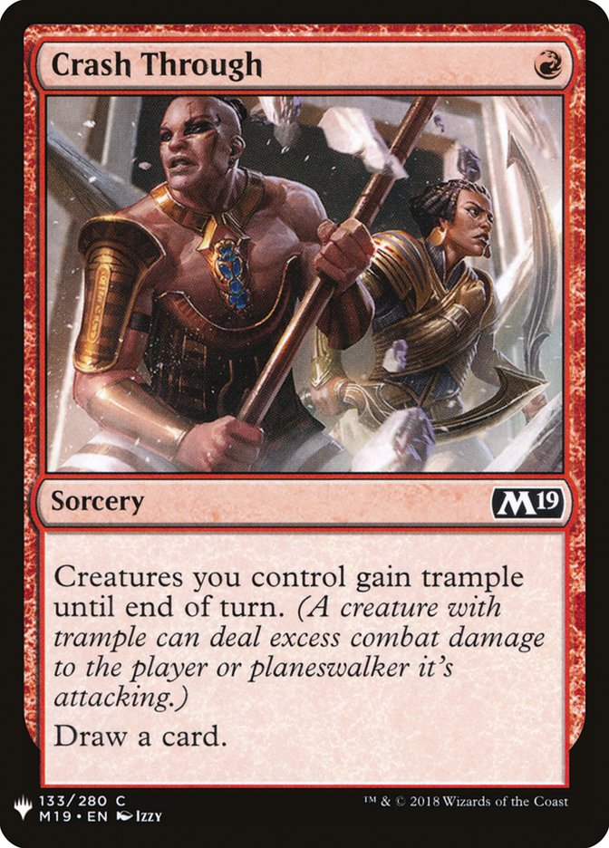 Crash Through - The List (PLST)