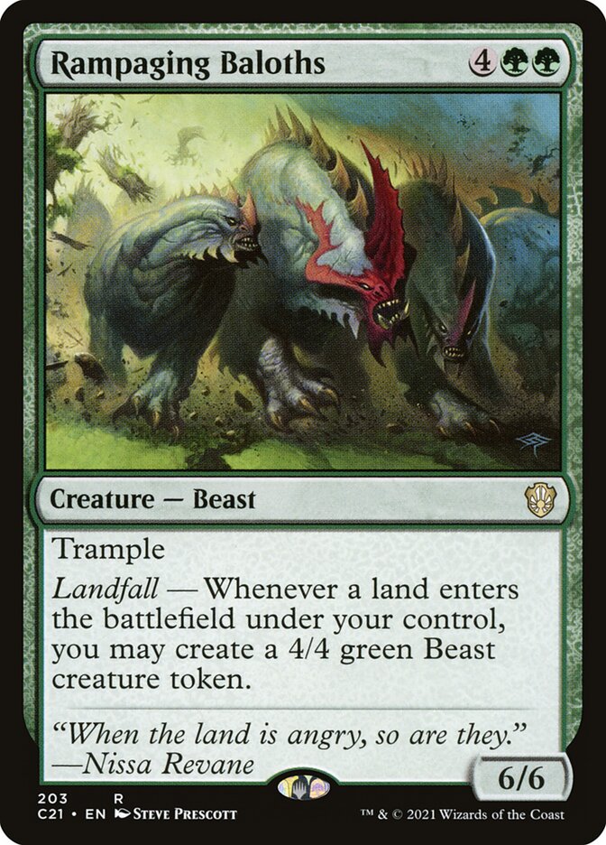 Rampaging Baloths (203) - Commander 2021 (C21)