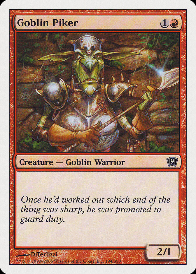 Goblin Piker (194) - Ninth Edition (9ED)